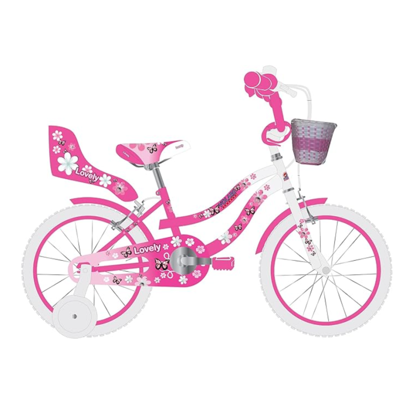 Bici bimba Lovely 12" Bianco/Rosa