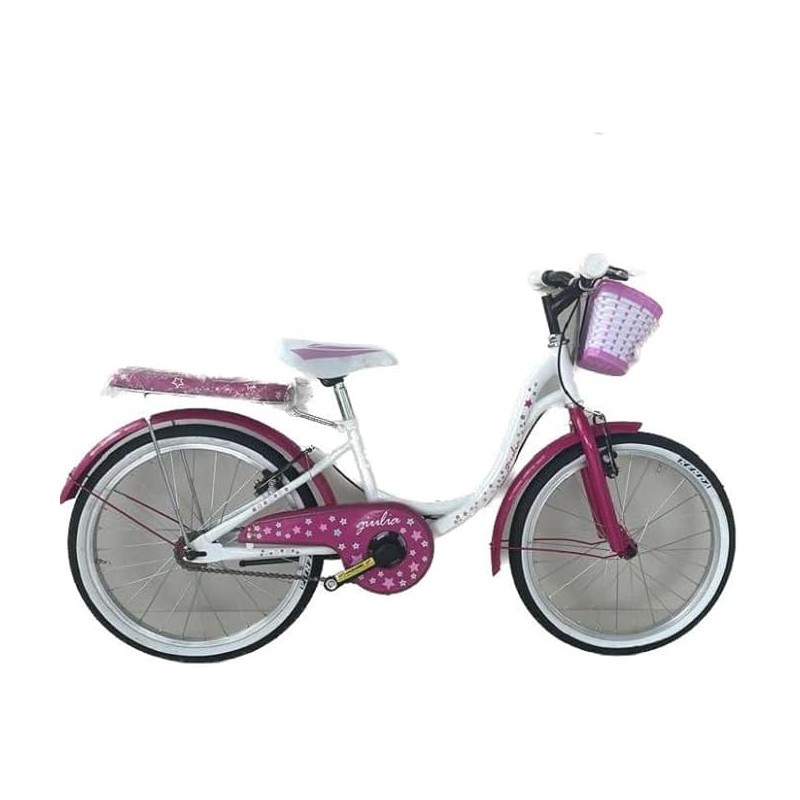 Bicicletta bimba Giulia 20" senza cambio Bianco/Viola