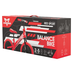 Bicicletta Balance Sport 12" Rossa