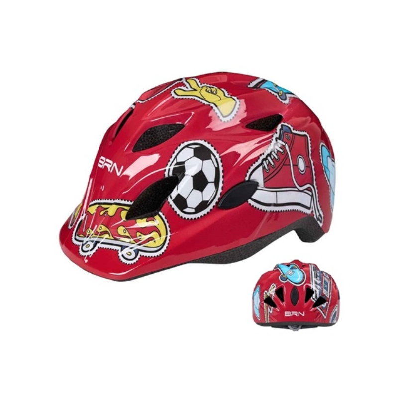 Casco BRN Sticky BIMBO rosso