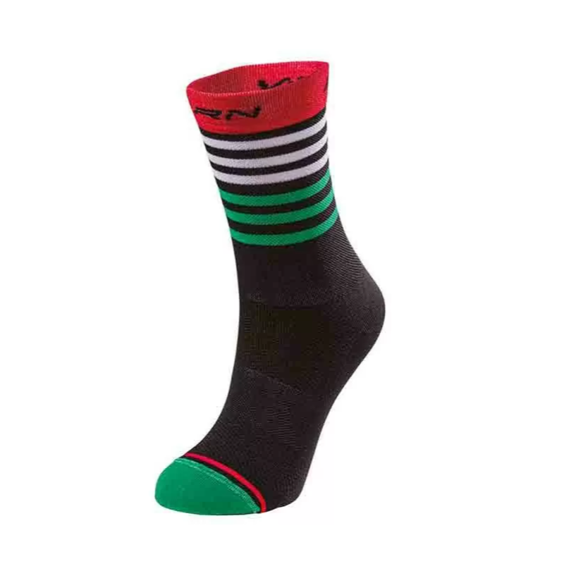 Calzini BRN Stripes Verde/ Rosso