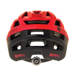 BRN CASCO MTB XRANGER Rosso/Nero CAS19RL