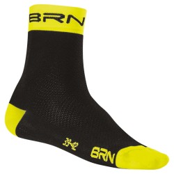 BRN CALZINI GIALLO FLUO/NERO